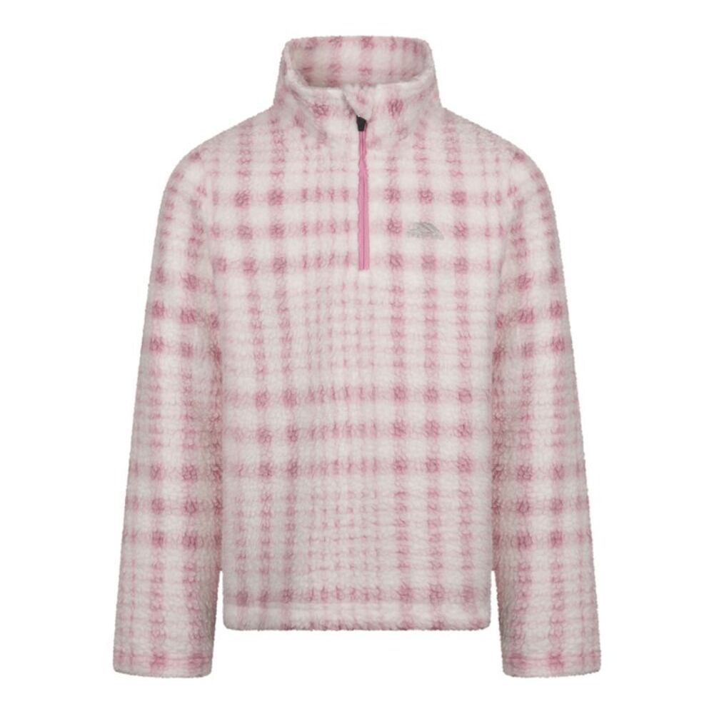 Trespass Childrens/Kids Booker AT200 Half Zip Fleece Top / Sweet Pink